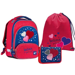 Шкільний набір Yes S-30 Juno Ultra_Collection "Heart beat" 3 предм.