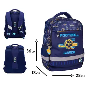 Рюкзак шкільний YES Football Gamer S-52 Ergo