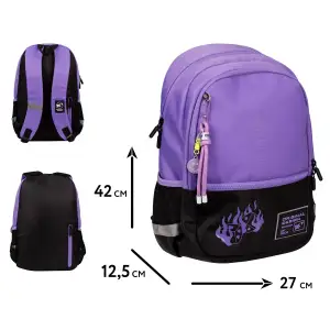 Рюкзак YES Lilac Cubes T-113
