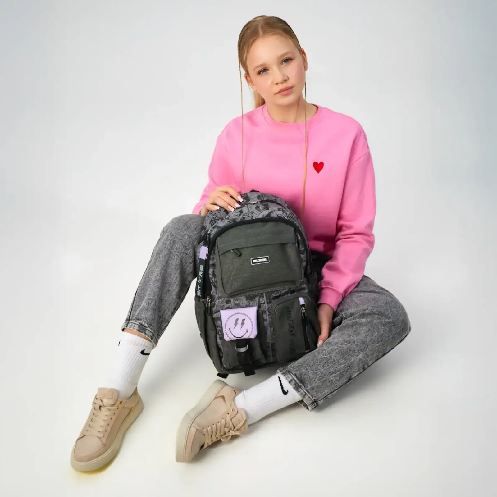 Рюкзак школьный YES Anime Smiley World TS-43
