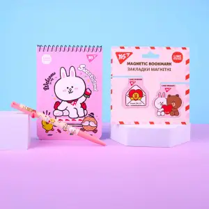 Набір канцелярії № 2 Yes Line Friends 3 предмети