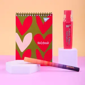 Набір канцелярії № 2 Yes Hearts 3 предмети