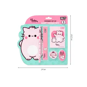 Набор канцелярии ТМ Yes Pembe the Cat friends 5 предметов