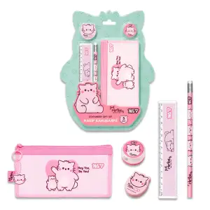 Набор канцелярии ТМ Yes Pembe the Cat and a rosy mood 5 предметов