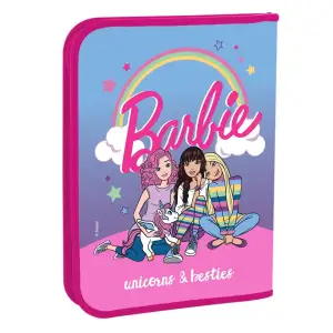 Папка для зошитів YES Barbie В5 пластикова на блискавці
