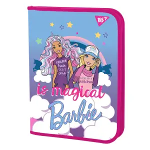 Папка для зошитів YES Barbie В5 пластикова на блискавці