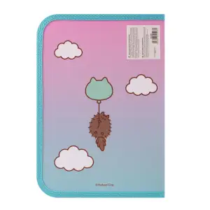 Папка для зошитів пластикова Yes Pusheen Stormy В5 на блискавці