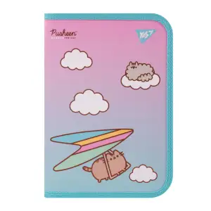 Папка для зошитів пластикова Yes Pusheen Stormy В5 на блискавці