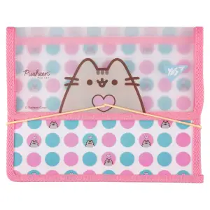Папка для зошитів пластикова Yes Pusheen Heart В5 на резинці