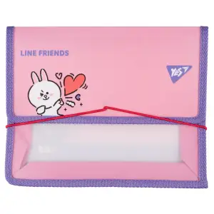 Папка для зошитів пластикова Yes Line Friends Cony В5 на резинці