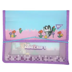 Папка для зошитів пластикова Yes Minecraft.Spring В5 на резинці