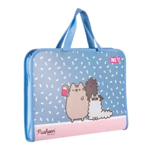 Папка-портфель Yes Pusheen FC на блискавці з тканинними ручками