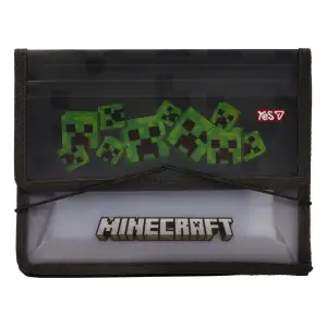 Папка для зошитів пластикова Yes Minecraft Creepers В5 на резинці