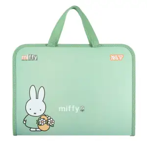 Папка-портфель Yes Miffy FC на блискавці з тканинними ручками