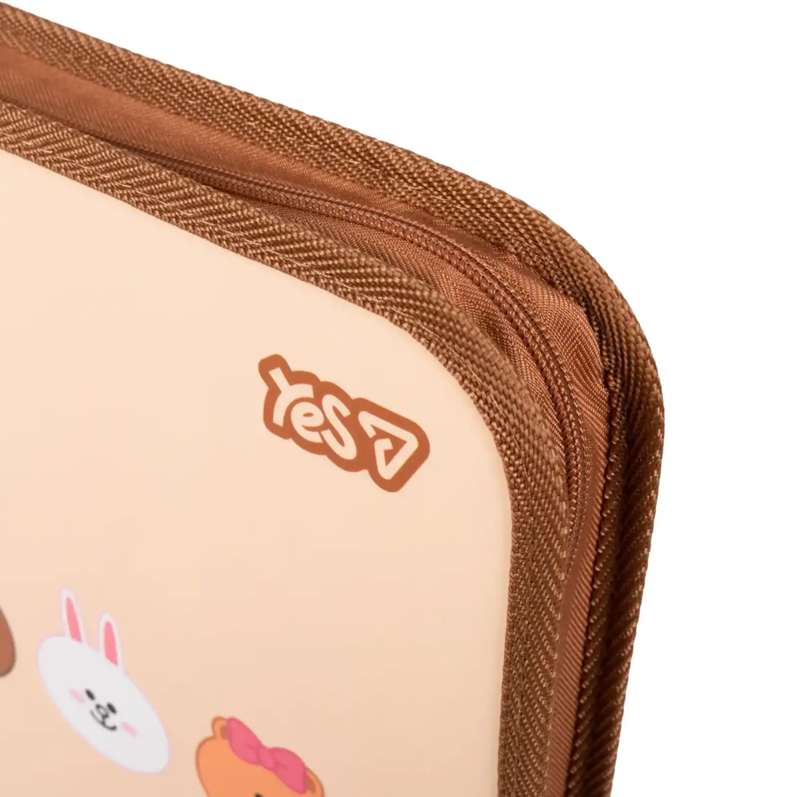 Папка факультативна пластикова Yes Line Friends А4 на блискавці з кишенею
