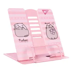Подставка для книг Yes Pusheen металлическая розовая