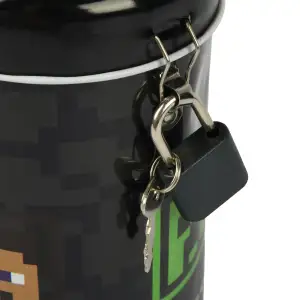 Скарбничка кругла Yes Minecraft Heroes металева 13 х 7,6 см