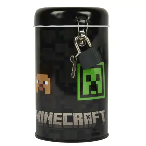 Скарбничка кругла Yes Minecraft Heroes металева 13 х 7,6 см