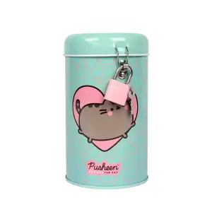 Скарбничка кругла Yes Pusheen металева 13 х 7,6 см