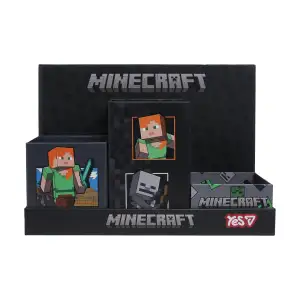 Набір органайзерів настільних Yes Minecraft 5 предметів картон