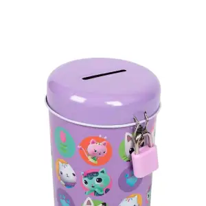 Копилка круглая Yes Gabby Dollhouse металлическая 13 х 7,6 см