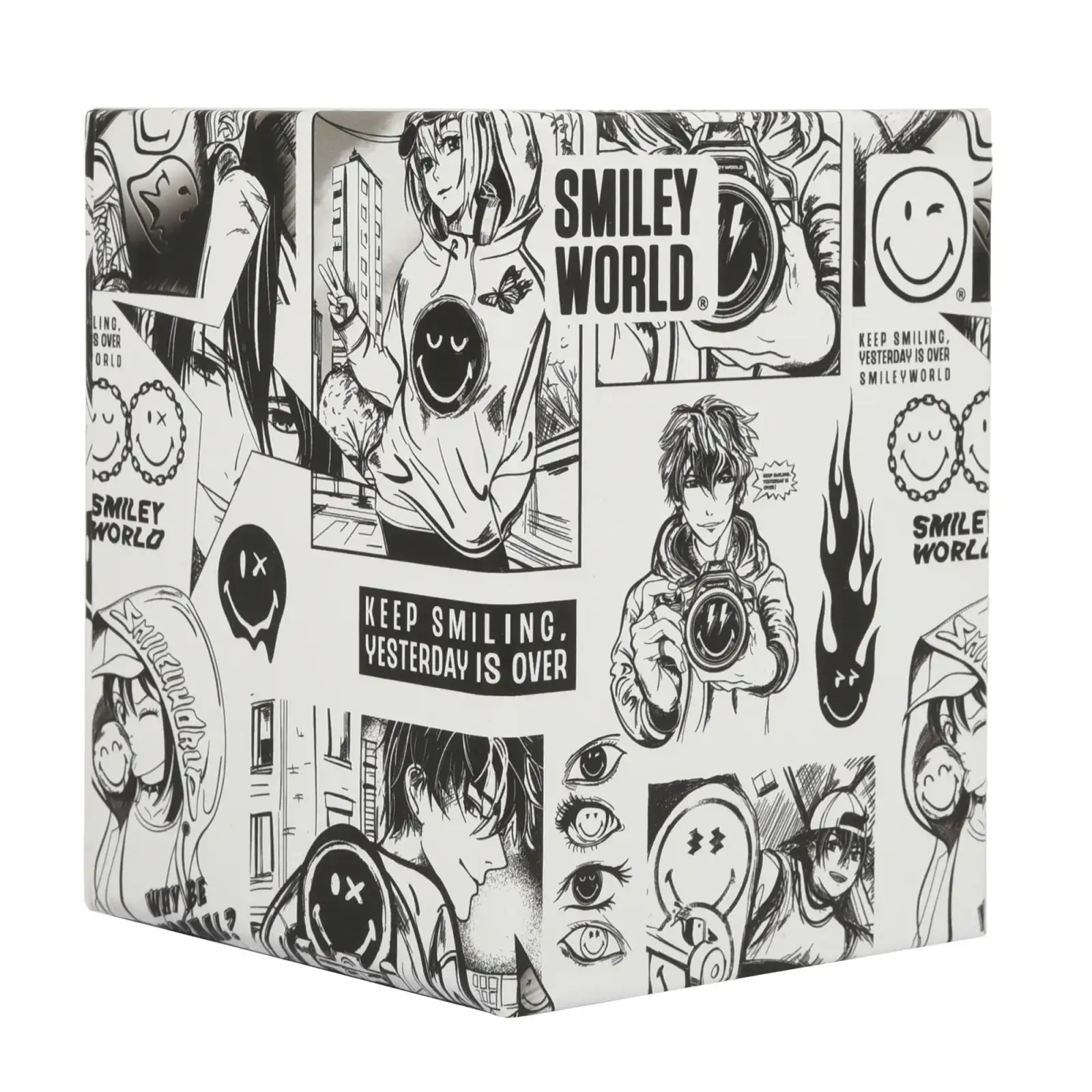 Стакан для письмового приладдя Yes Smiley World картон