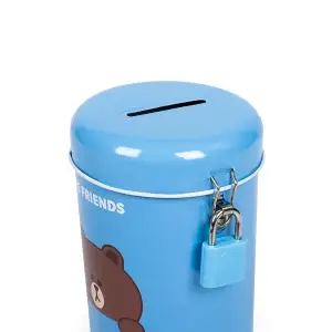 Копилка круглая Yes Line Friends металлическая 13 х 7,6 см