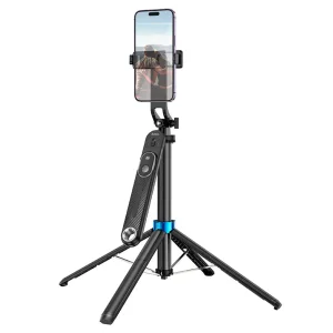 Селфі-монопод HOCO K22 Handy aluminum alloy anti-shake live broadcast holder Black (6942007623506)