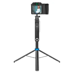 Селфі-монопод HOCO K22 Handy aluminum alloy anti-shake live broadcast holder Black (6942007623506)
