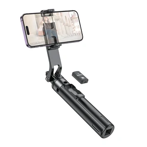 Селфі-монопод HOCO K21 Stream aluminum alloy live broadcast holder Black (6942007609975 )