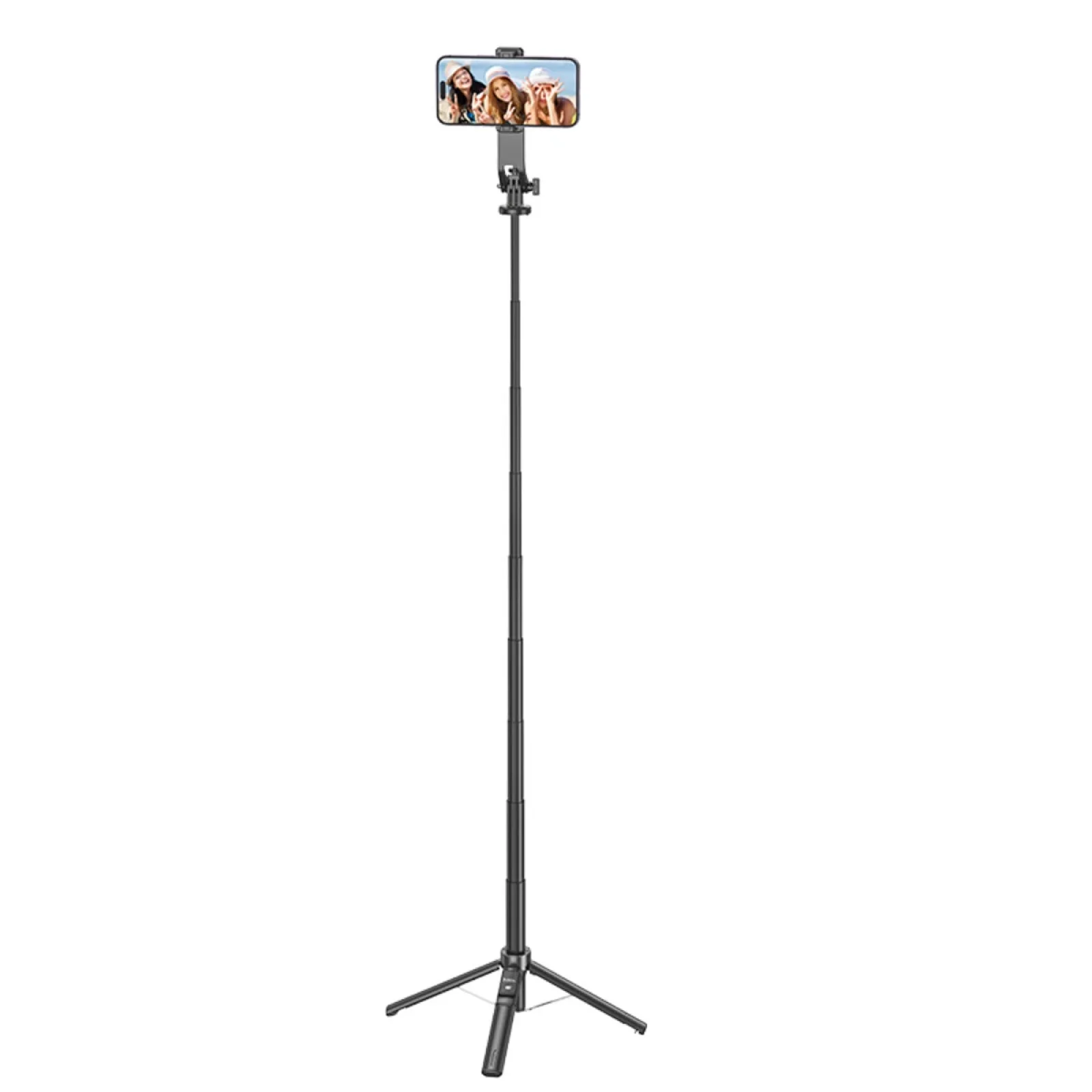 Селфі-монопод HOCO K21 Stream aluminum alloy live broadcast holder Black (6942007609975 )