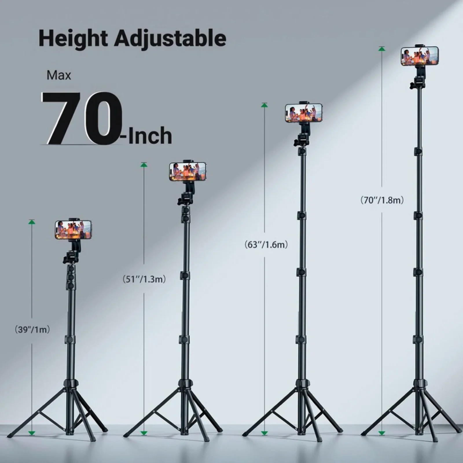 Селфі-трипод UGREEN LP680 Selfie Stick Tripod with Bluetooth Remote(15609) (UGR-15609)