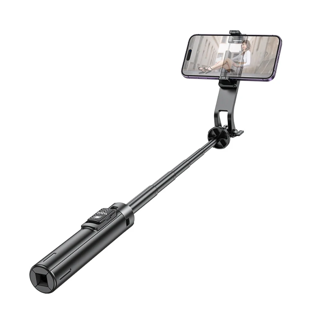 Селфі-монопод HOCO K21 Stream aluminum alloy live broadcast holder Black (6942007609975 )