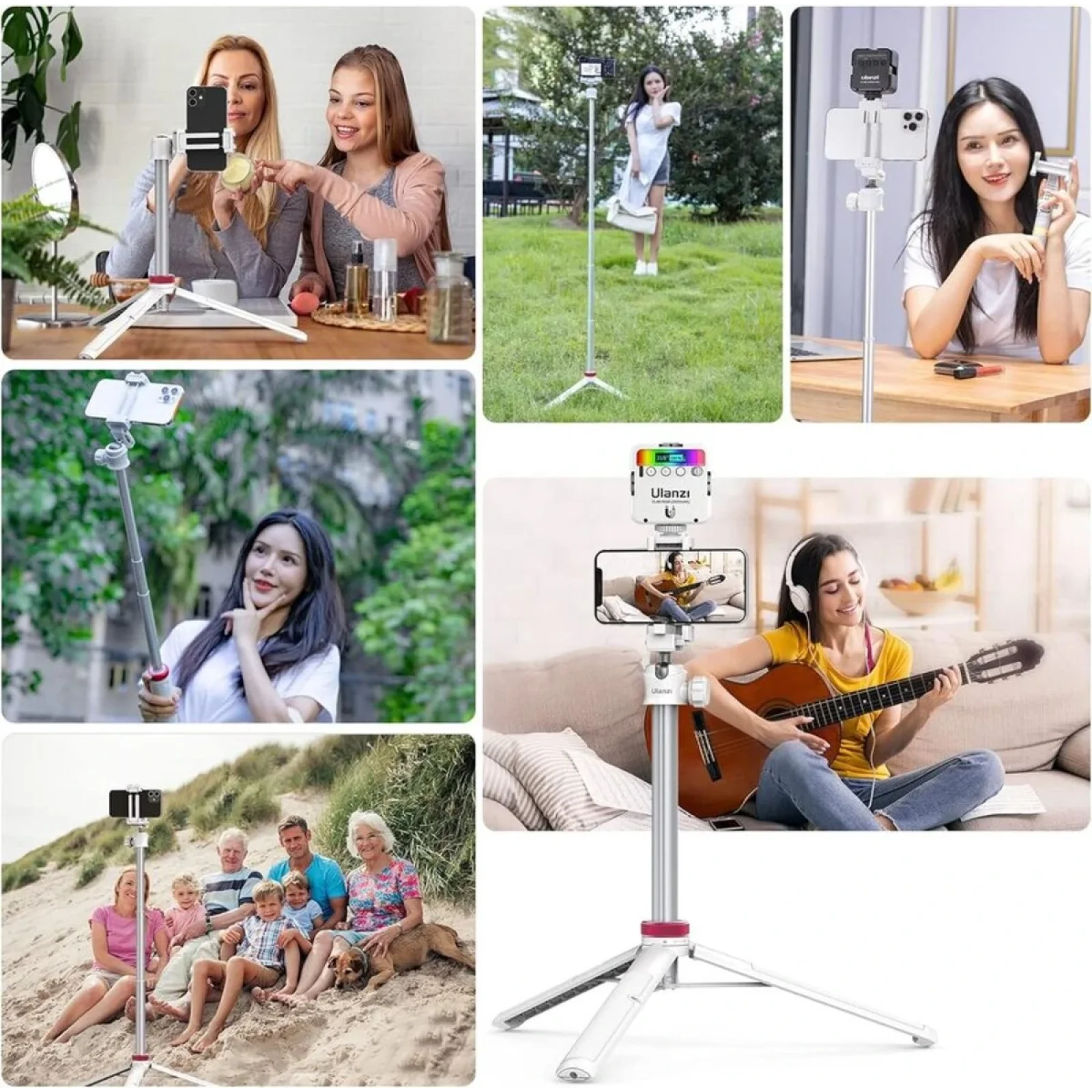 Штатив Ulanzi Vijim Multi-functional Mini Tripod White (UV-2503A MT-44 white) (UV-2503A)