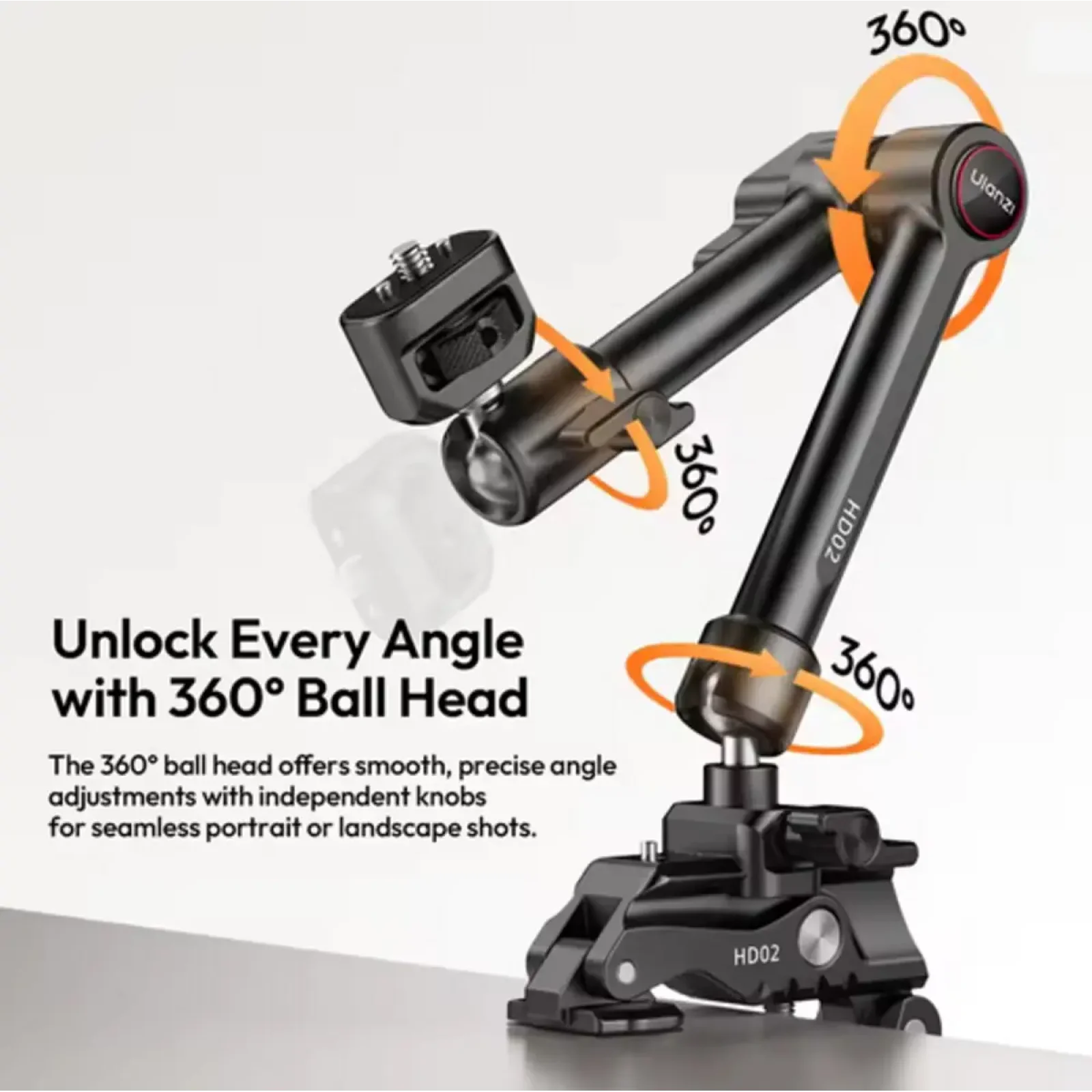 Штатив-тримач Ulanzi HD02 10-inch Magic Arm Kit (T098 HD02)
