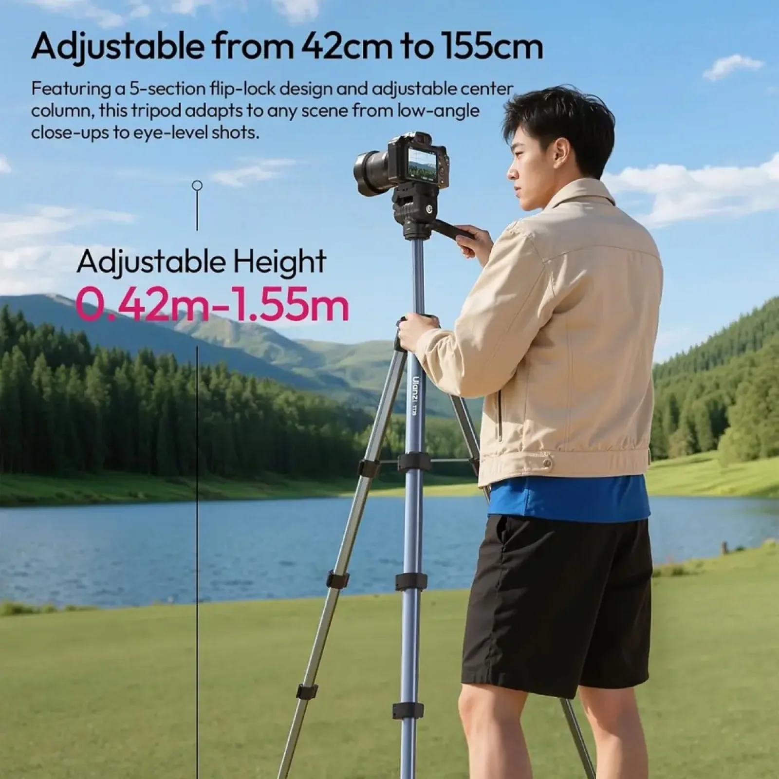Штатив Ulanzi TT39 Video Tripod (S019)
