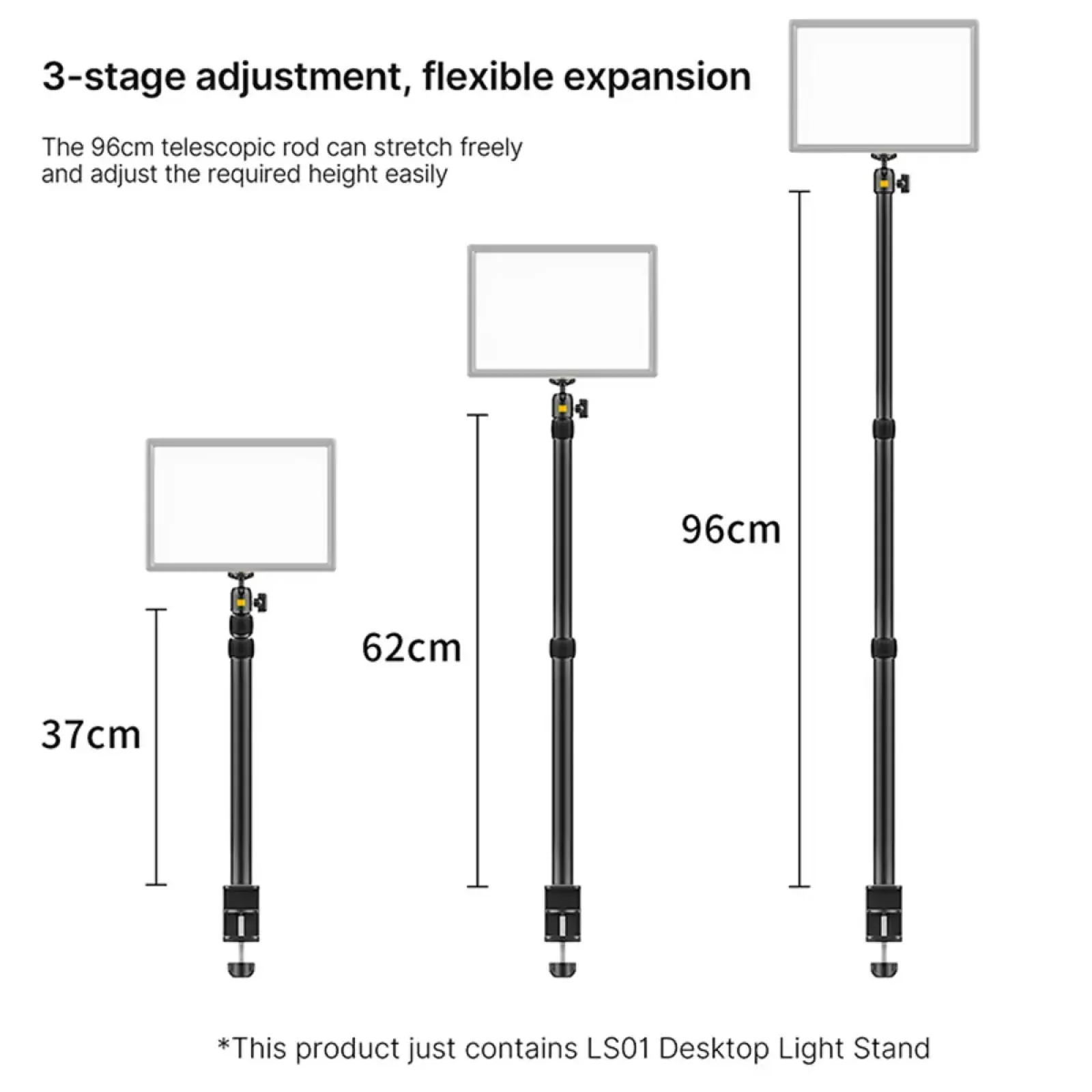 Штатив-тримач Ulanzi Vijim Desktop Extendable Light Stand (UV-2248 LS01)