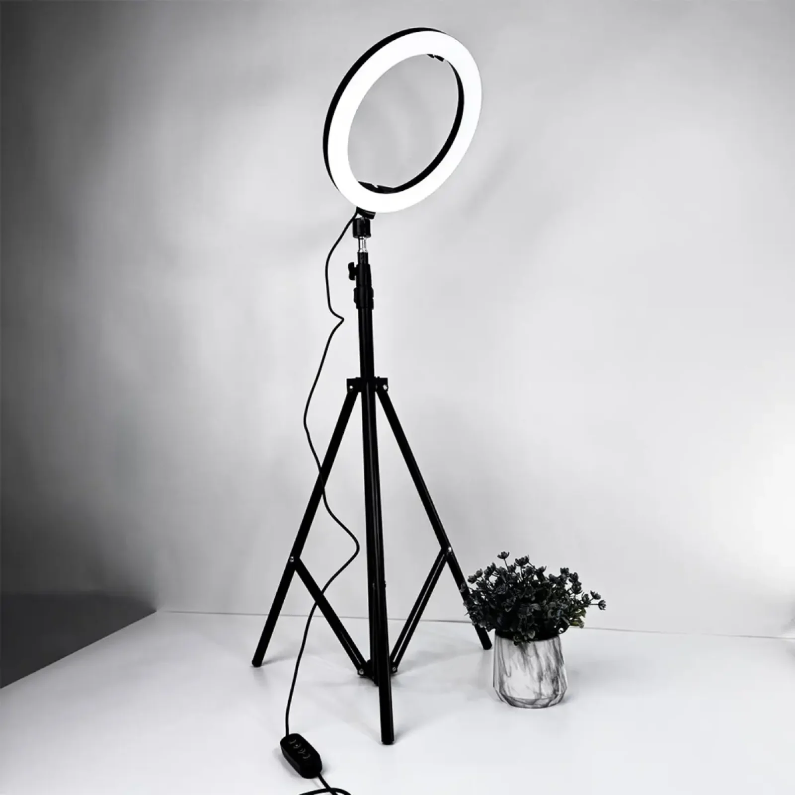 Кільцева лампа NNHQ-10 RGB (26см) + штатив 2,1м (NNHQ10RGB+Tripod)