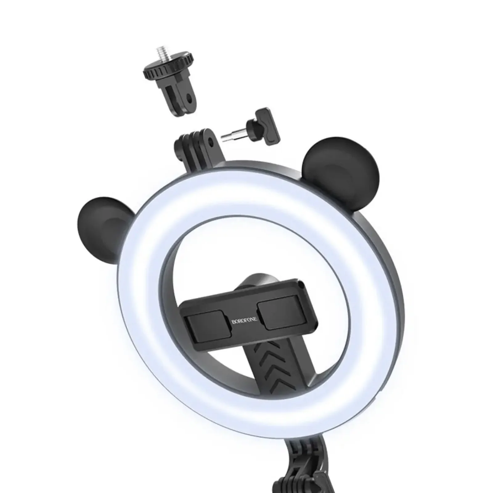Кільцева лампа на штативі BOROFONE BY6 PerfectPic fill light live broadcast holder