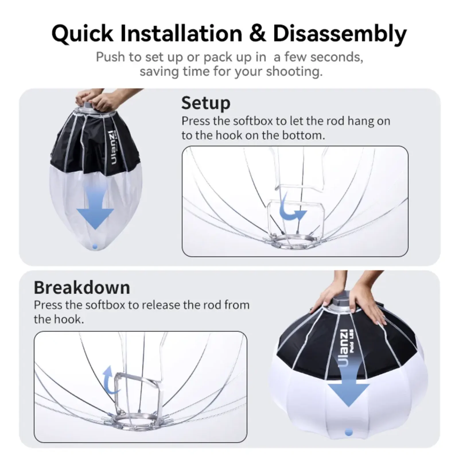 Софтбокс Ulanzi Vijim 80cm (UV-L063 LAS005)