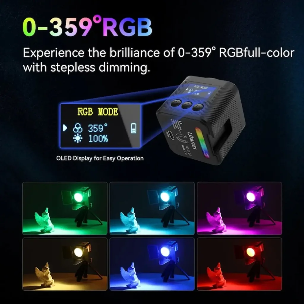 Відеосвітло Ulanzi Vijim L3 RGB COB Fill Light (UV-L052GBB1 L3 RGB)