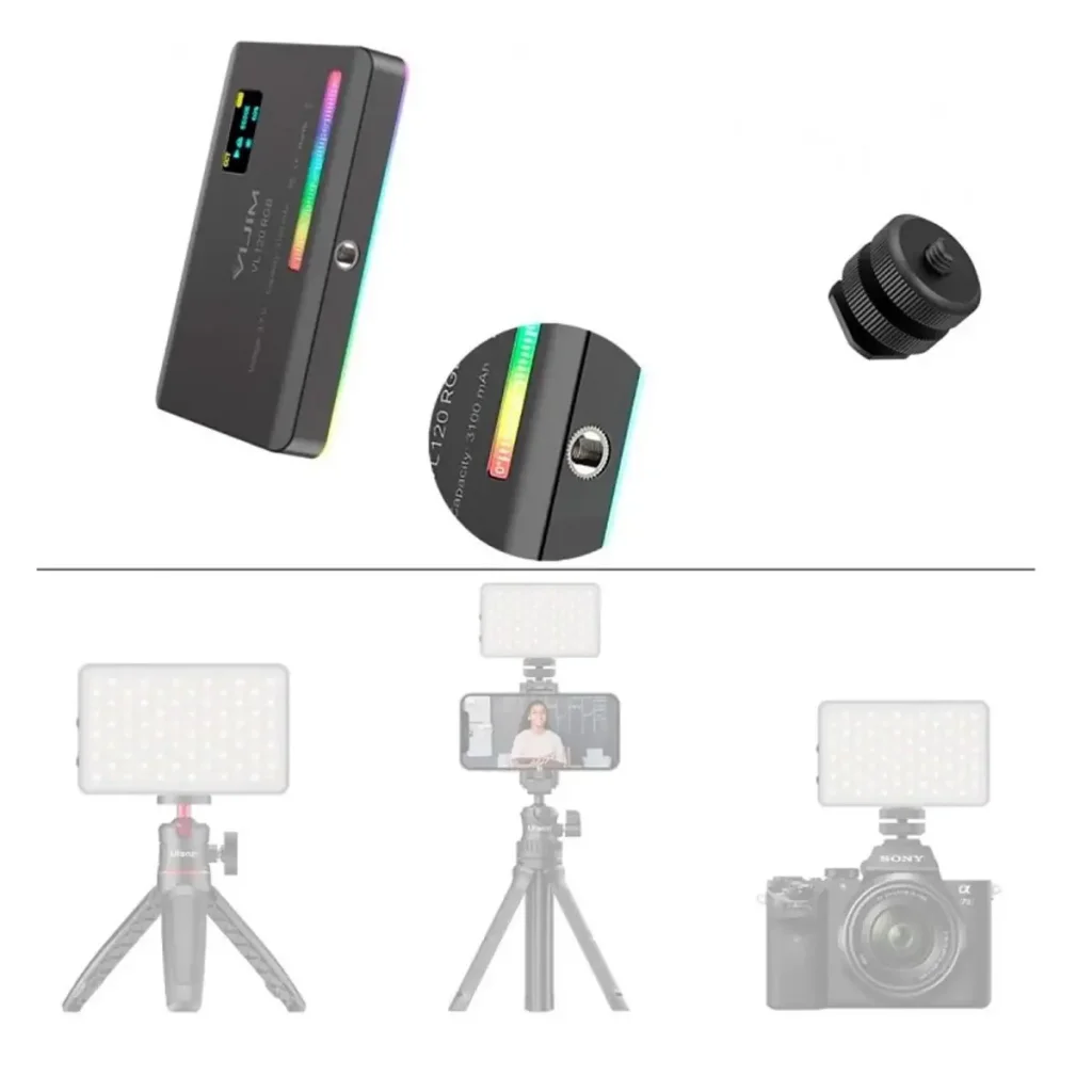 Відеосвітло Ulanzi Vijim VL120RGB light Black (UV-2346 VL120RGB)