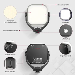 Відеосвітло Ulanzi Vijim VL66 RGB Led Light (UV-L088 VL66 RGB)