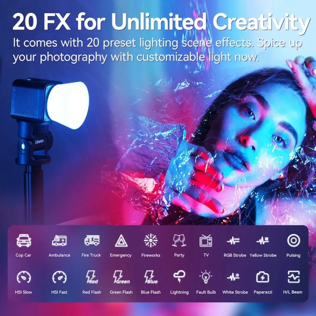 Відеосвітло Ulanzi Vijim L3 RGB COB Fill Light (UV-L052GBB1 L3 RGB)