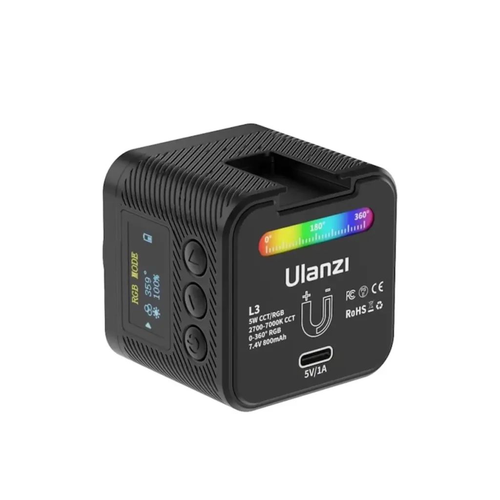 Відеосвітло Ulanzi Vijim L3 RGB COB Fill Light (UV-L052GBB1 L3 RGB)