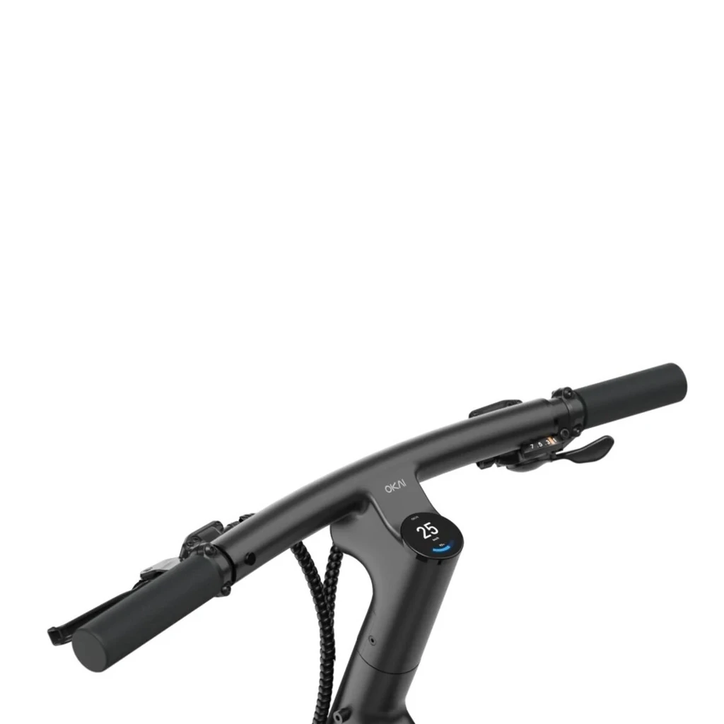 Електровелосипед OKAI EB60 Black 28', 350(550)W, 9,6Ah, 100km, 25km\h, NFC, App, 23kg (EB60-B)