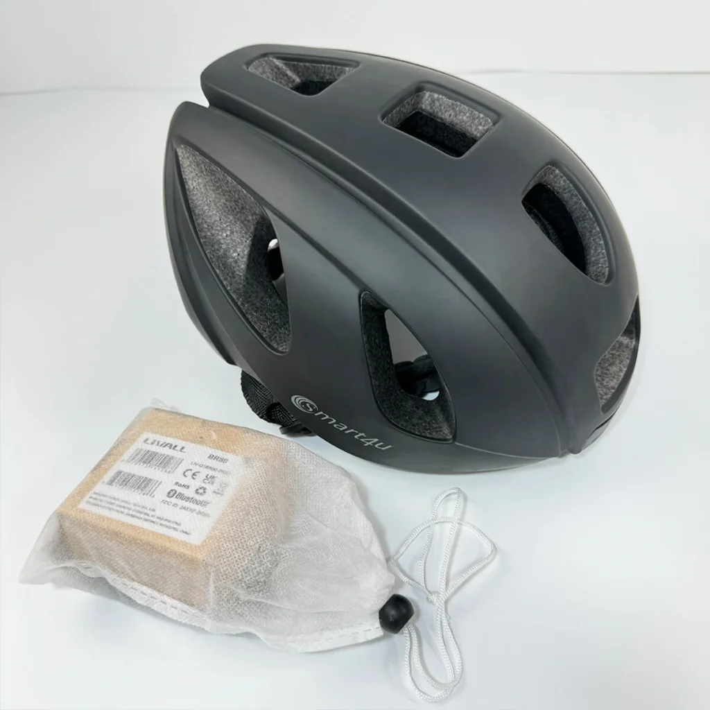 Захисний шолом Smart4u R55 (L) Black (58-62см), акустика, мікрофон, сигнали поворотів та стопів, додаток, пульт BR80 (ZHLIV-000R55-5340)