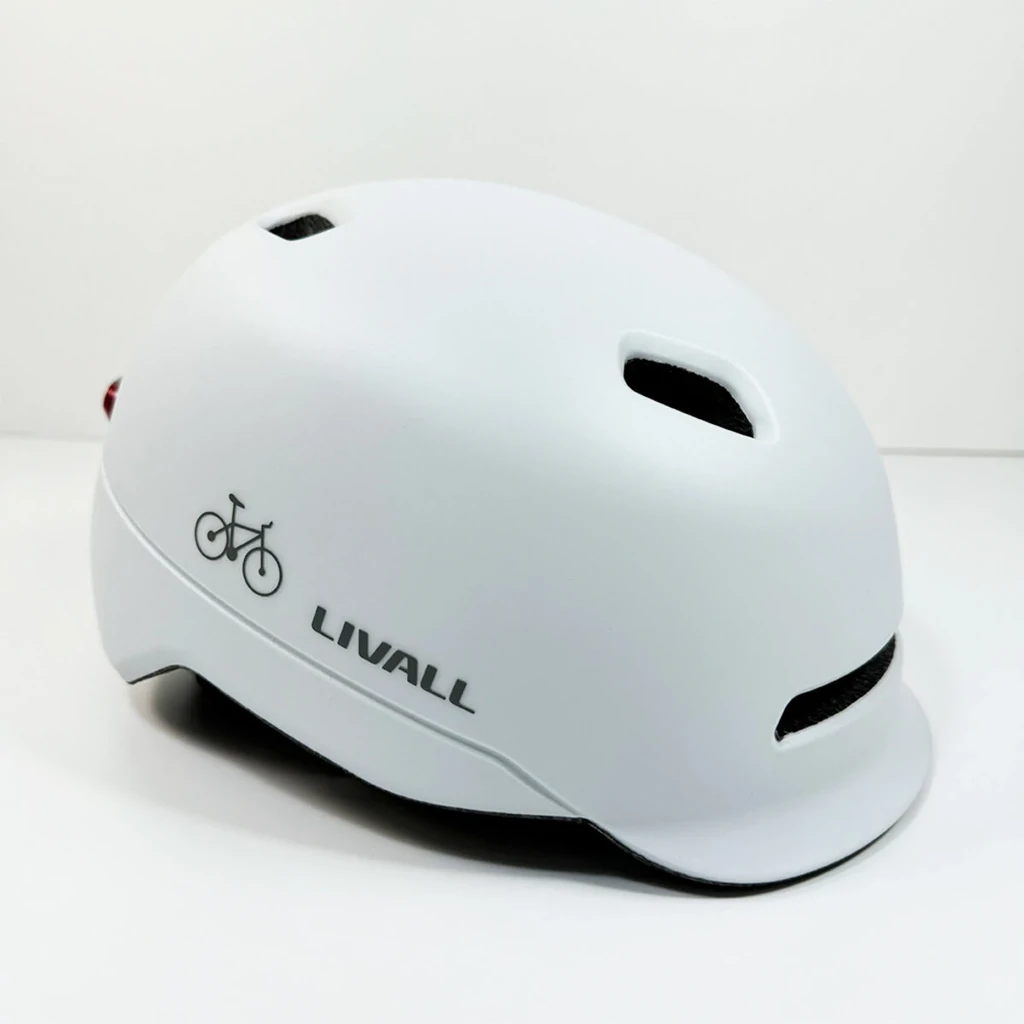 Захисний шолом Livall C20 (L) White (57-61см), сигнал стопів (LIV-000C20-4342)