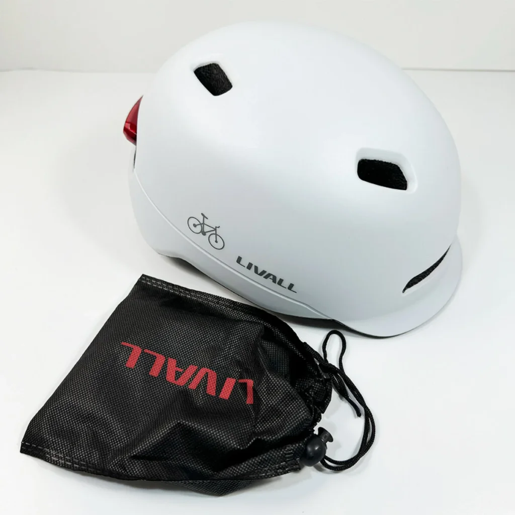 Захисний шолом Livall C20 (L) White (57-61см), сигнал стопів (LIV-000C20-4342)