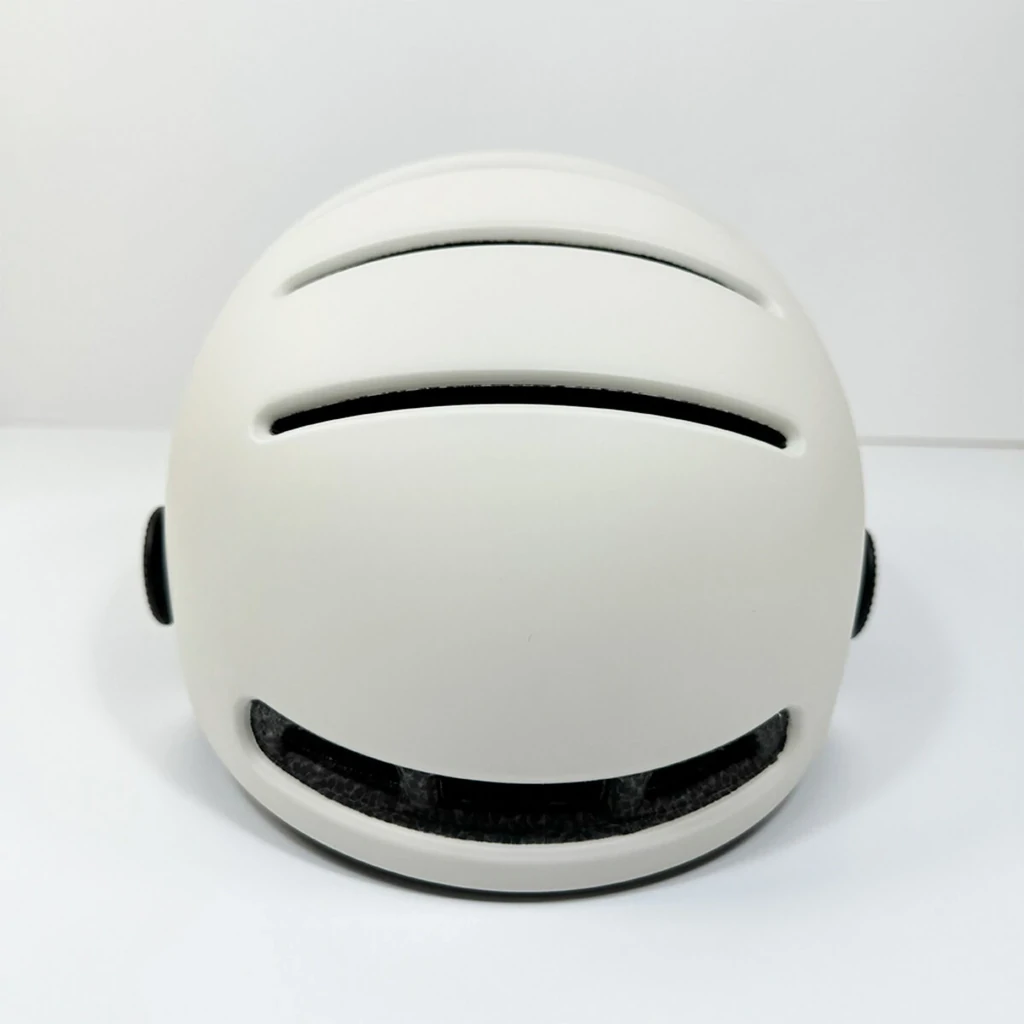 Захисний шолом Livall L23 (L) Ivory White (58-62см), сигнал поворотів та стопів, додаток, зйомний візор (пульт BR80 в комплекті не іде) (LIV-000L23-4310)